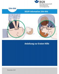 DGUV Information 204-006 "Anleitung zur Ersten Hilfe"