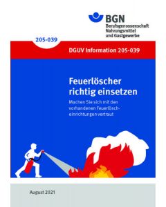 DGUV - Information 205-039 Feuerlöscher richtig einsetzen