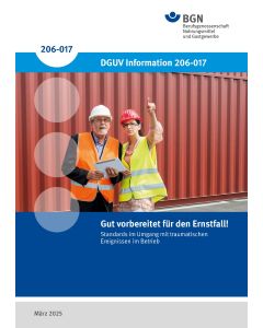 DGUV-Information 206-017 Gut vorbereitet für den Ernstfall!