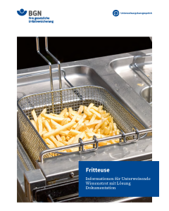 Unterweisungskurzgespräch "Fritteuse"