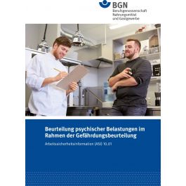 BGN Medienshop - ASI 10.01 Beurteilung psychischer Belastung im Rahmen ...